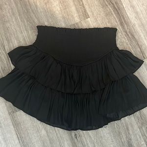 Black Ruffle Skirt!
